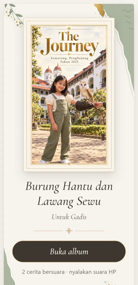 Sampul album dengan foto dan judul